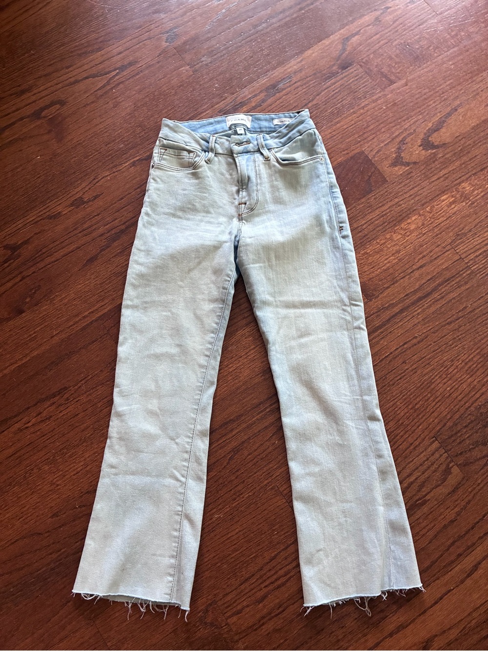 Frame Denim Light Blue Flare Jeans